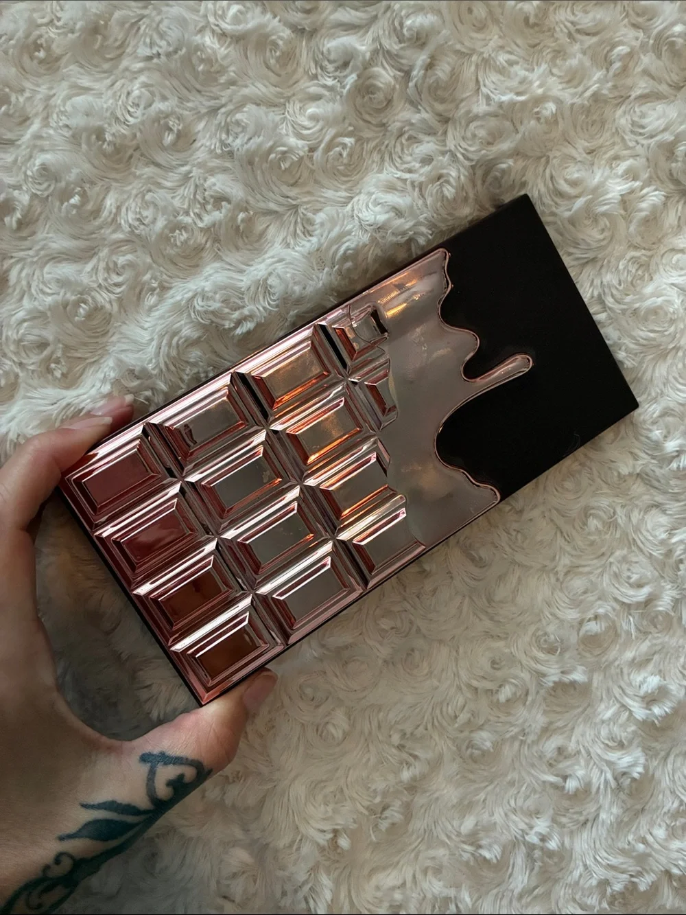 Chocolate Rose Gold Eyeshadow Palette — Neutral to Pink Shades